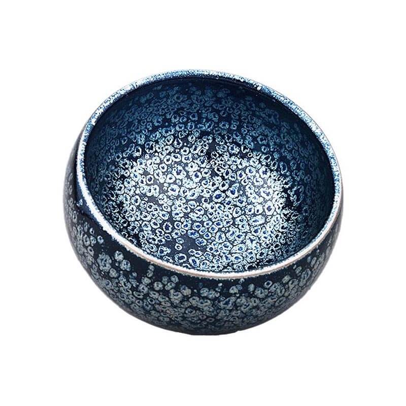 Black Glaze Jian Zhan Tenmoku Tea Cup
