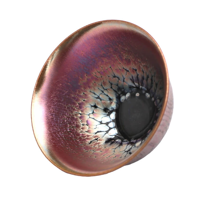 Bell Tenmoku Black Glaze Jian Zhan Oil Spot Bowl