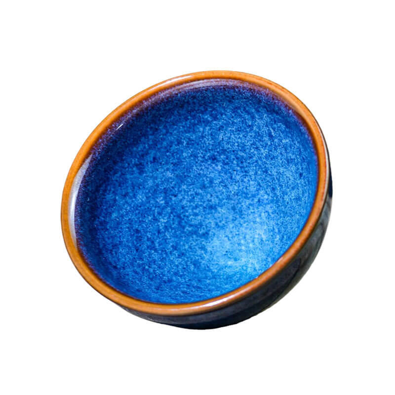 Deepsea Blue Jian Zhan Tenmoku Tea Cup