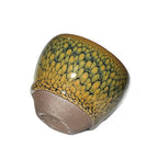 Partridge Jianzhan Tenmoku Oval Tea Cup Green