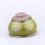Green Chawan Jian Zhan Tenmoku Tea Cup