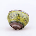 Green Chawan Jian Zhan Tenmoku Tea Cup
