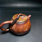 Iron Rust Jian Zhan Tenmoku Teapot