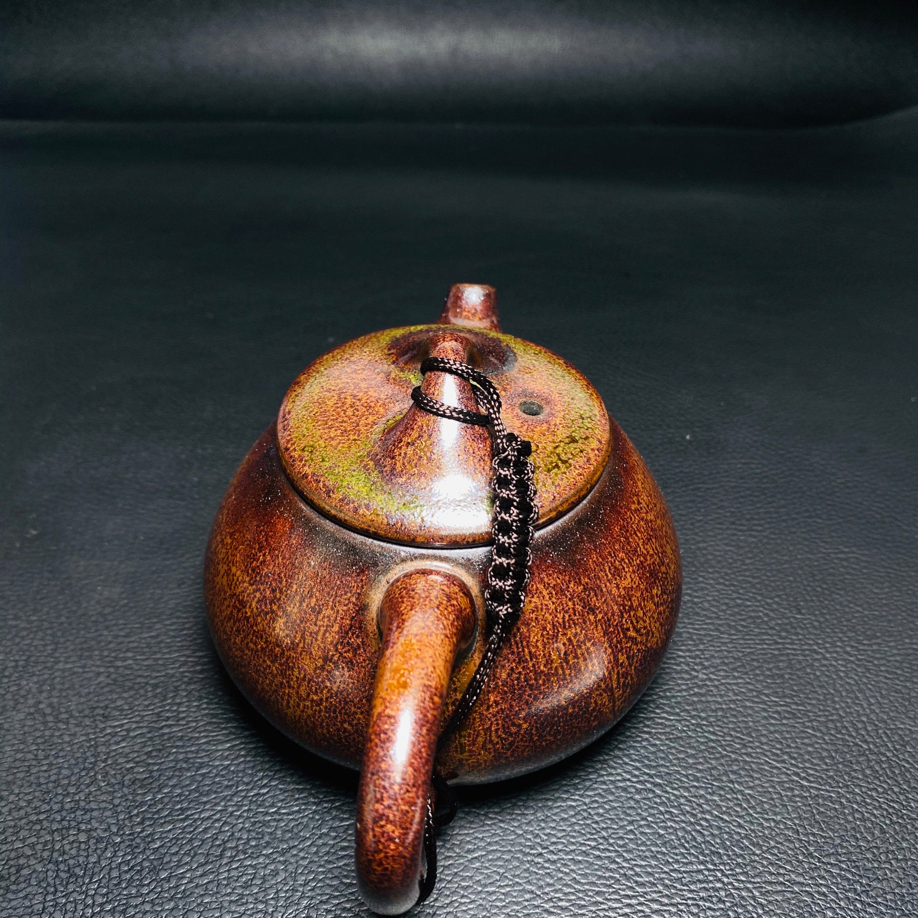 Iron Rust Jian Zhan Tenmoku Teapot