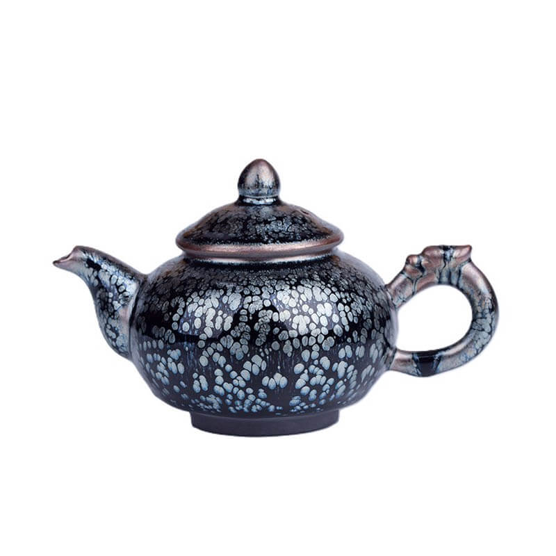 Handmde Oil Spot Tenmoku Jian Zhan General Teapot